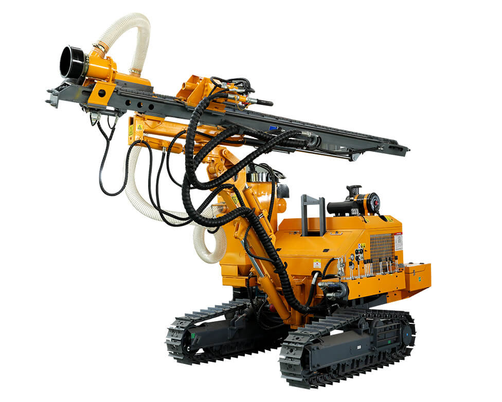 KH712 Split Crawler DTH Drilling Rig For Open Pit With DustRemoving