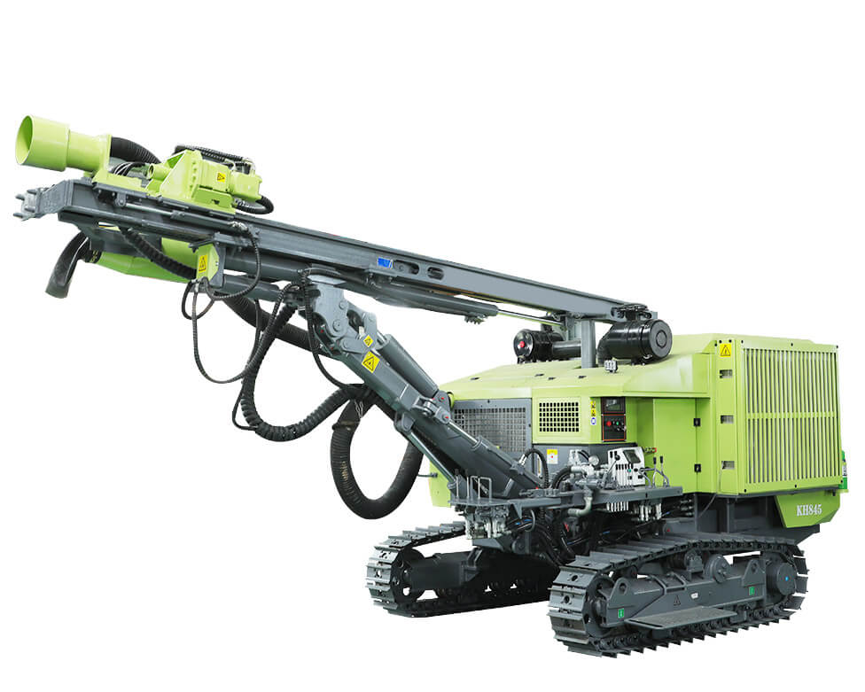 KH845 Crawler Integrated DTH DrillingRig For Open Pit